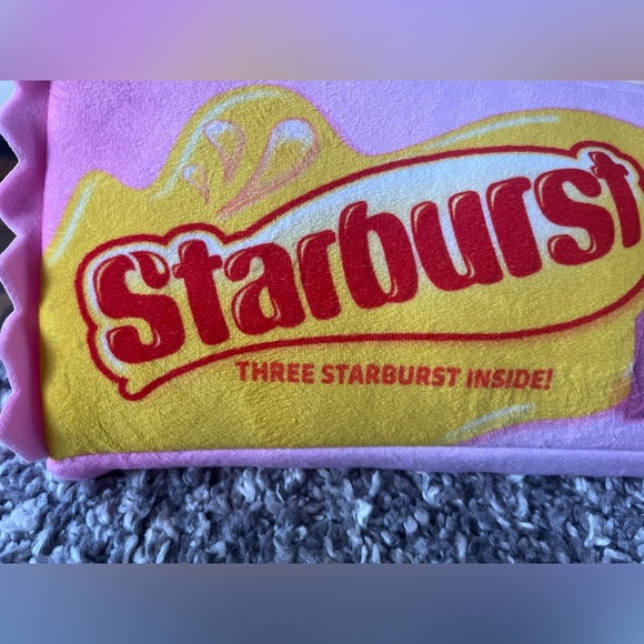 Starburst 3 Toy Stuff Plush Candy Pillow - Picture 3 of 10